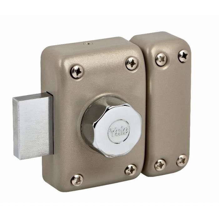 Cerradura de botón yale - cilindro 5 pines ø 23 l 45 mm - yv25 - 28211000