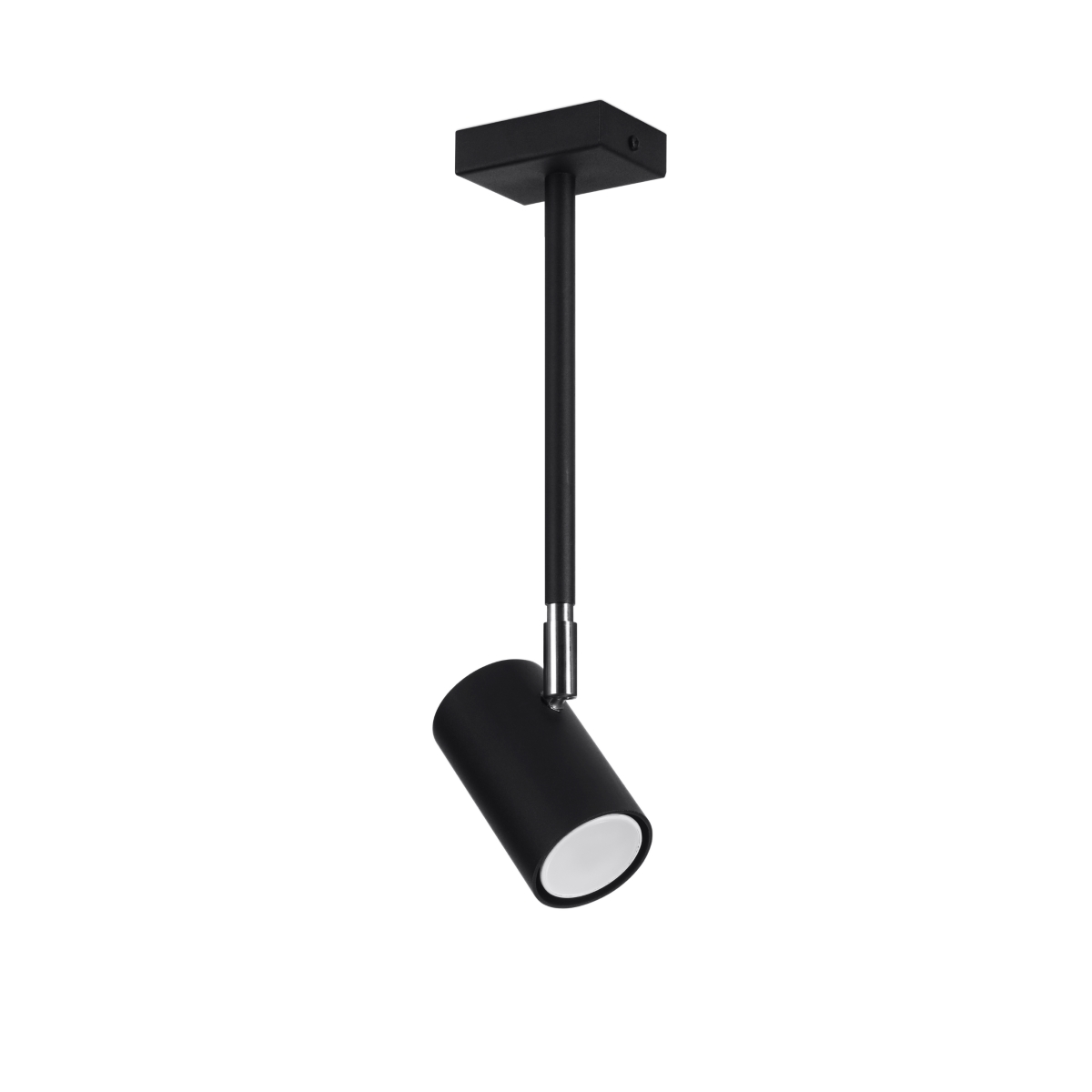 Lámpara de techo norano 1 negro acero 10x33x6cm