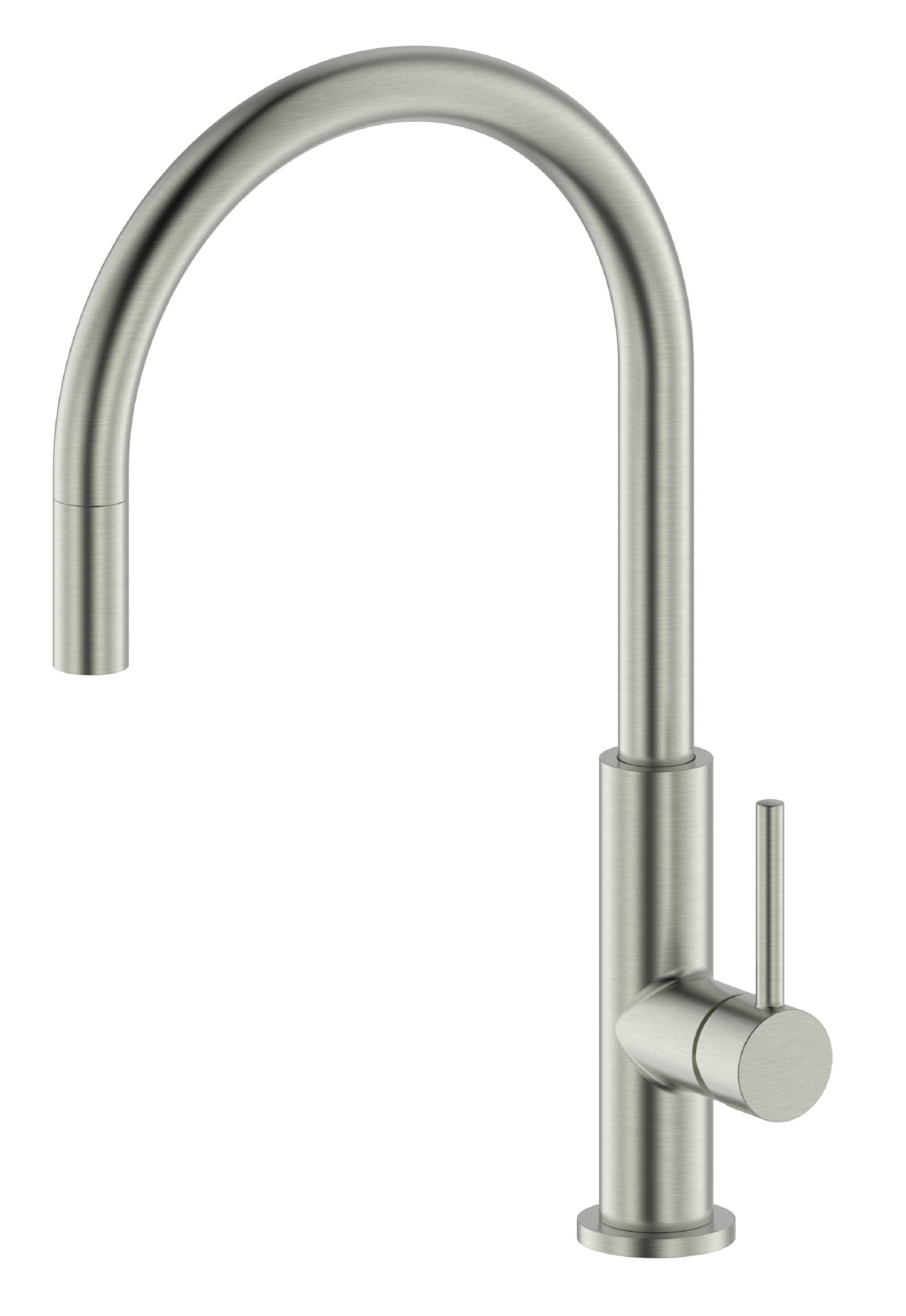 Grifo de fregadero alto de acero inoxidable cepillado ilhea