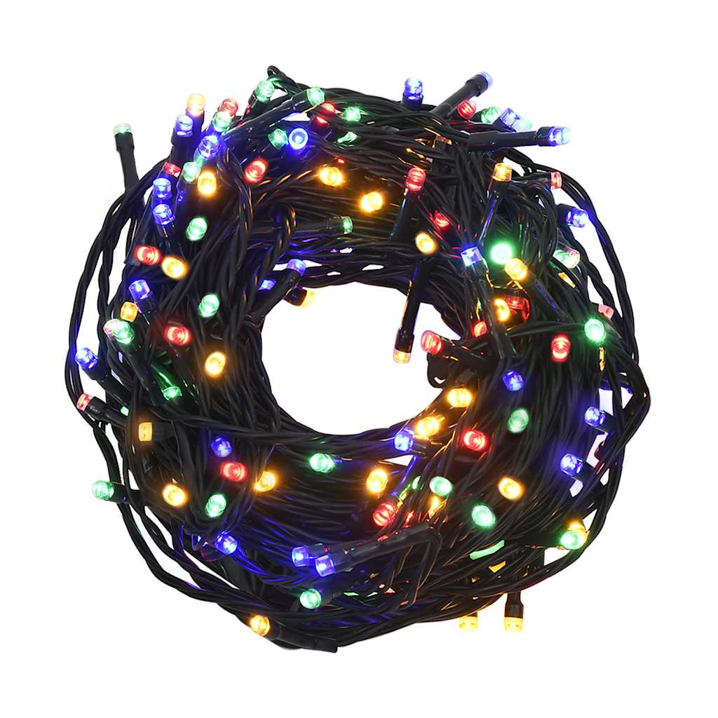 vidaXL cadena de luces con 400 LEDs 40 m 8 efectos de luz de colores