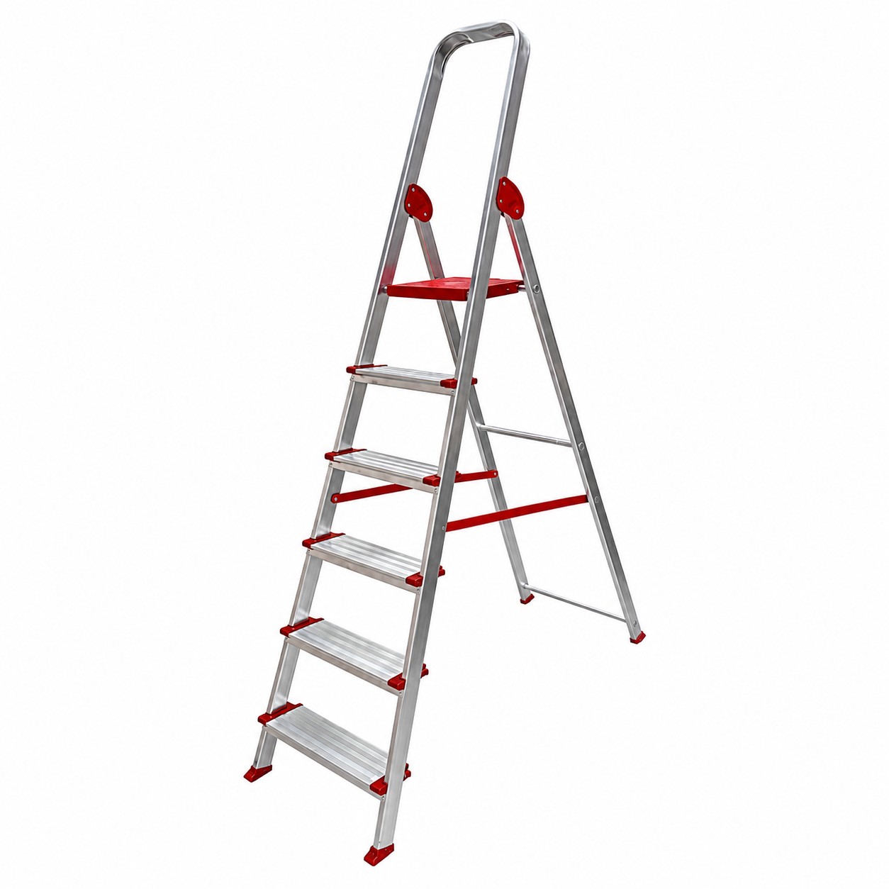 Escalera profesional t-plus-8x1 con arco de seguridad