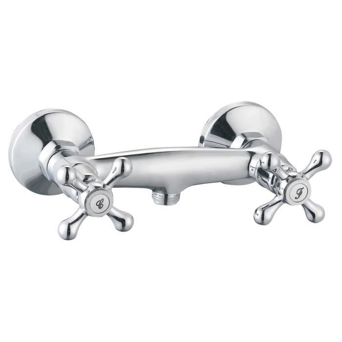 Grifo monomando de ducha mecánico beverley - rousseau - estilo retro - cabe