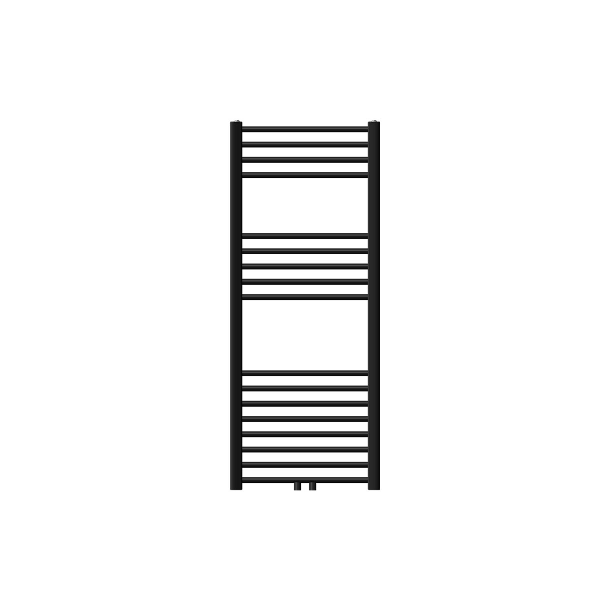 Radiador toallero de baño sahara 500 x 1200 mm negro