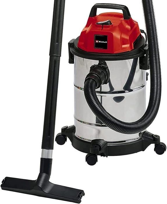 Aspirador de agua y polvo einhell tc-vc 1820 s (1250 w, cubo 20l, entregado