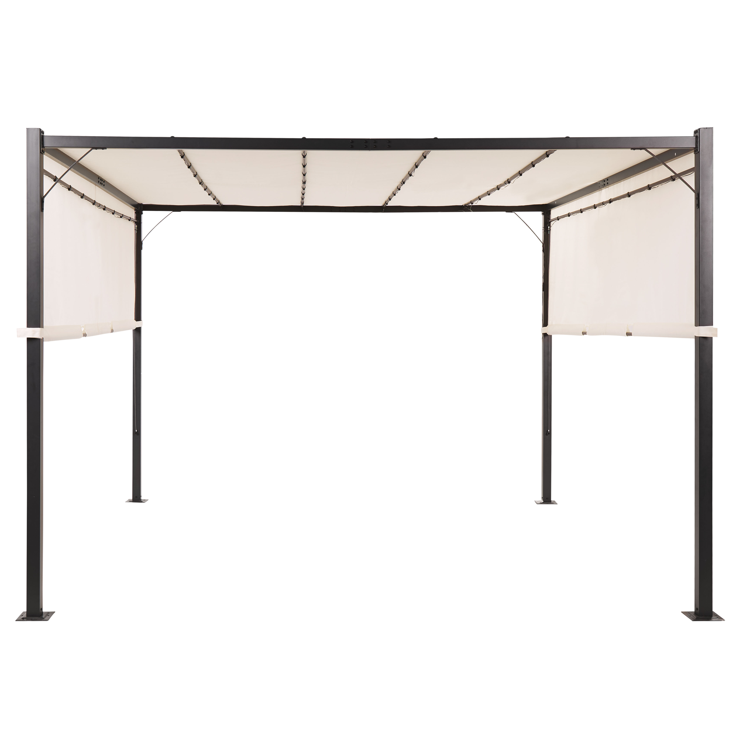 Cenador LED parga 310 cm 310 cm metal beige