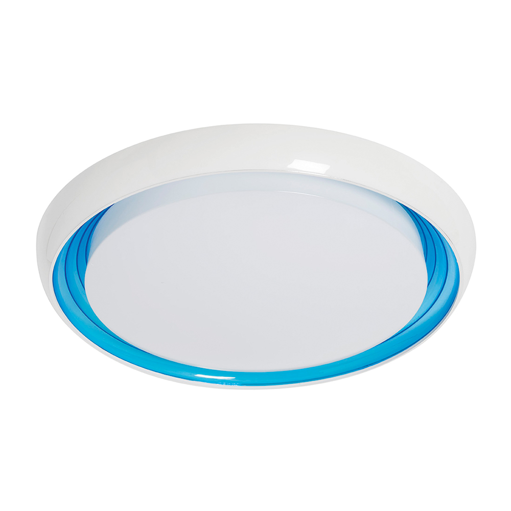 Plafón LED 18w blanco/azul regulable en color/intensidad con mando incluido
