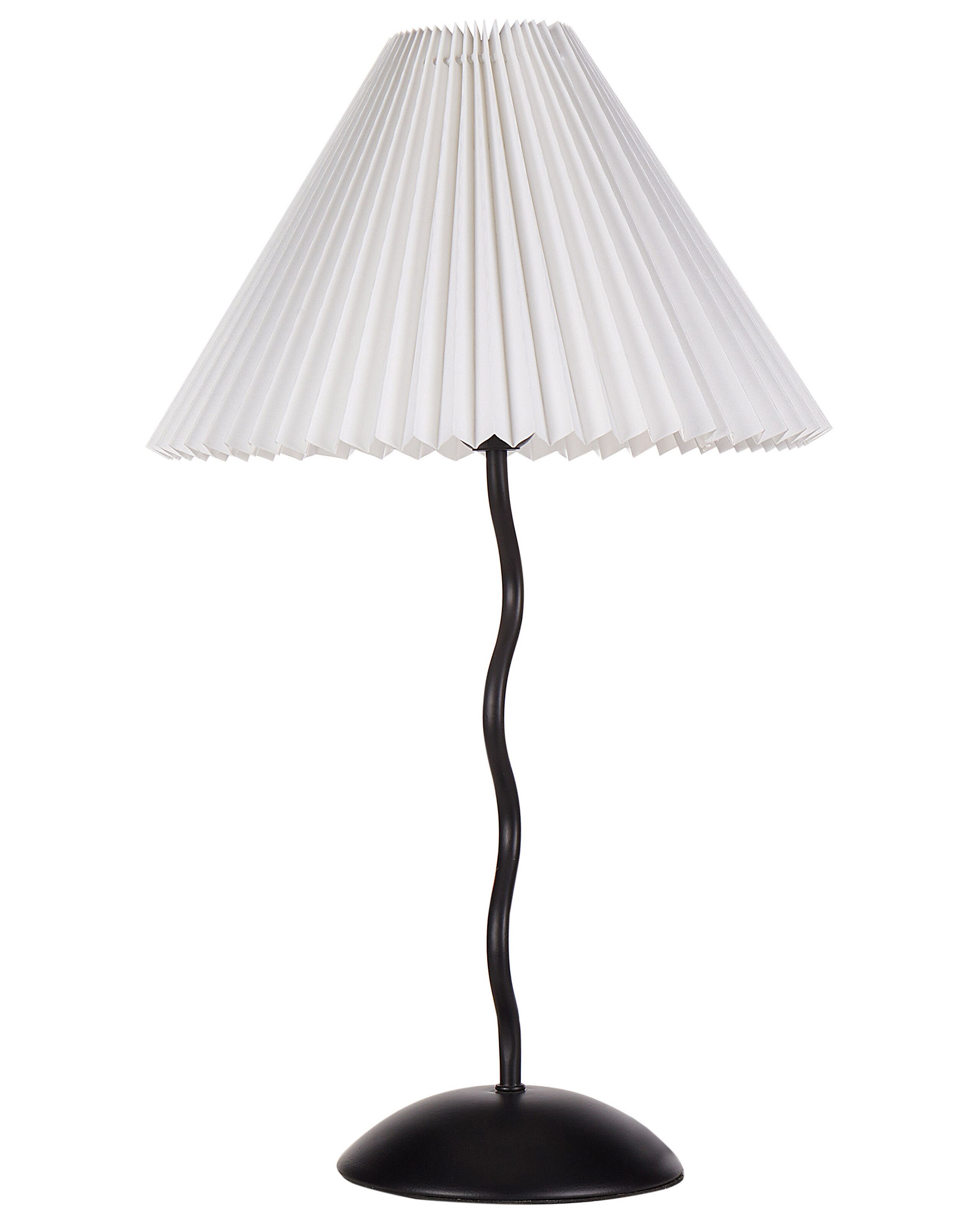 Lámpara de mesa jikawo metal negro