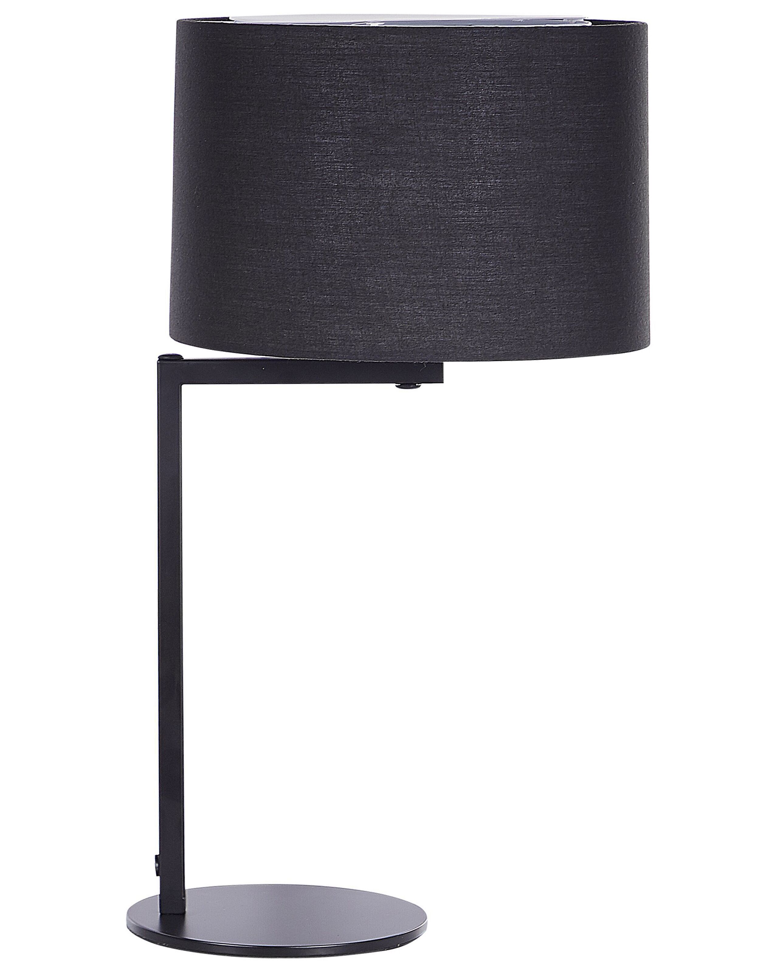 Lámpara de mesa baldwin metal negro