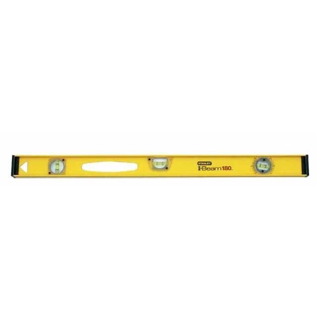 Nivel - stanley - viga en i 180 - 120cm - precisión +/-1,5mm/m - 3 burbujas