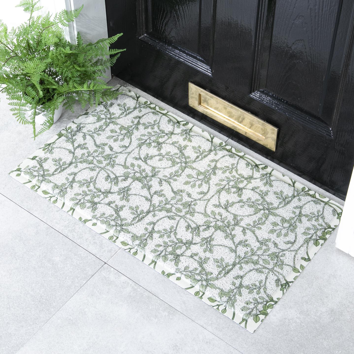 Felpudo para exterior con diseño de hiedra de william morris (70 x 40 cm)