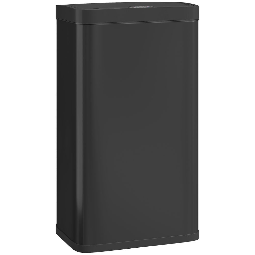 Cubo de basura 38x25.5x67.5 cm plástico, metal Homcom, hogar - cocina