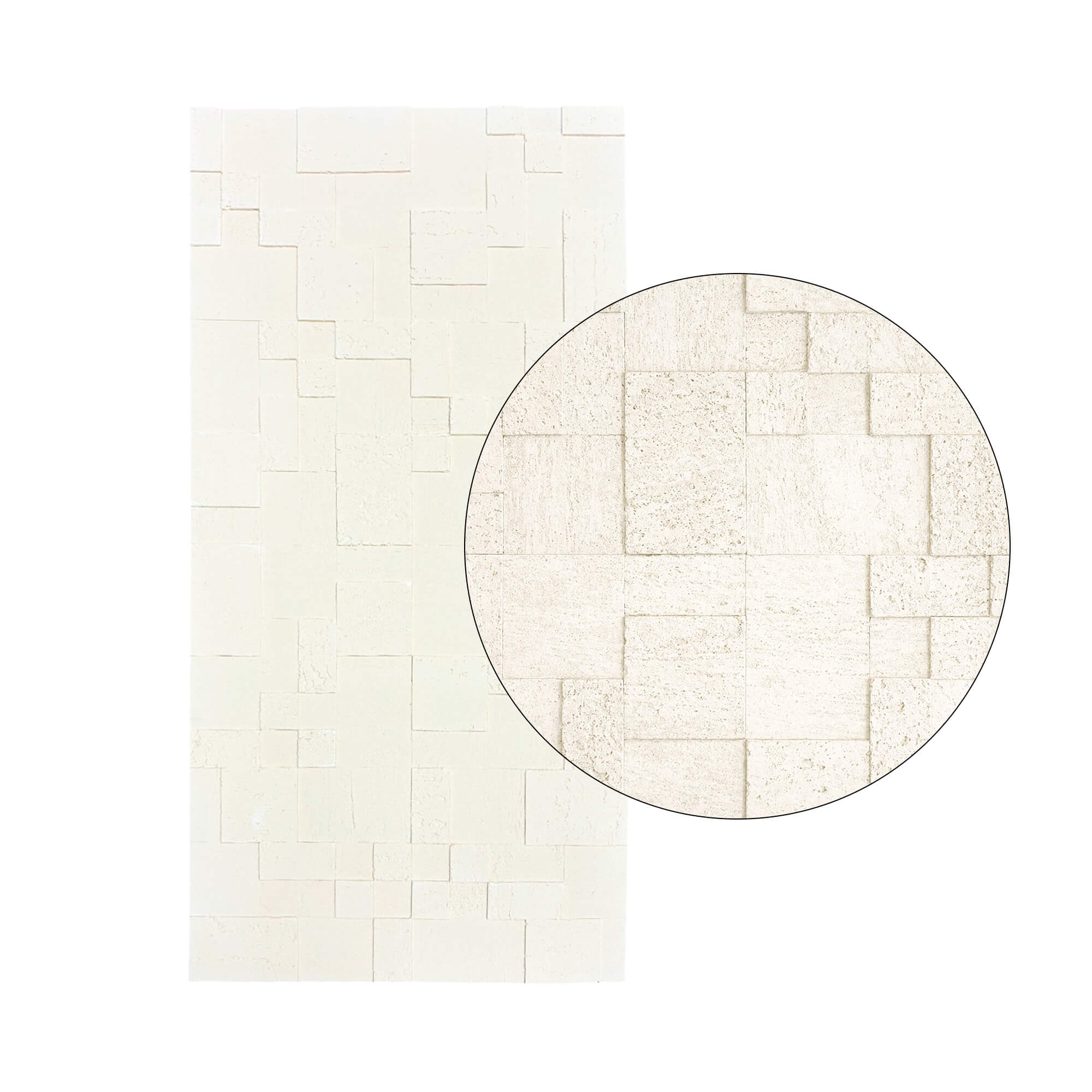 Pack 5 panel piedra flexible natural siena travertine beige 120x60cm 3,60m²