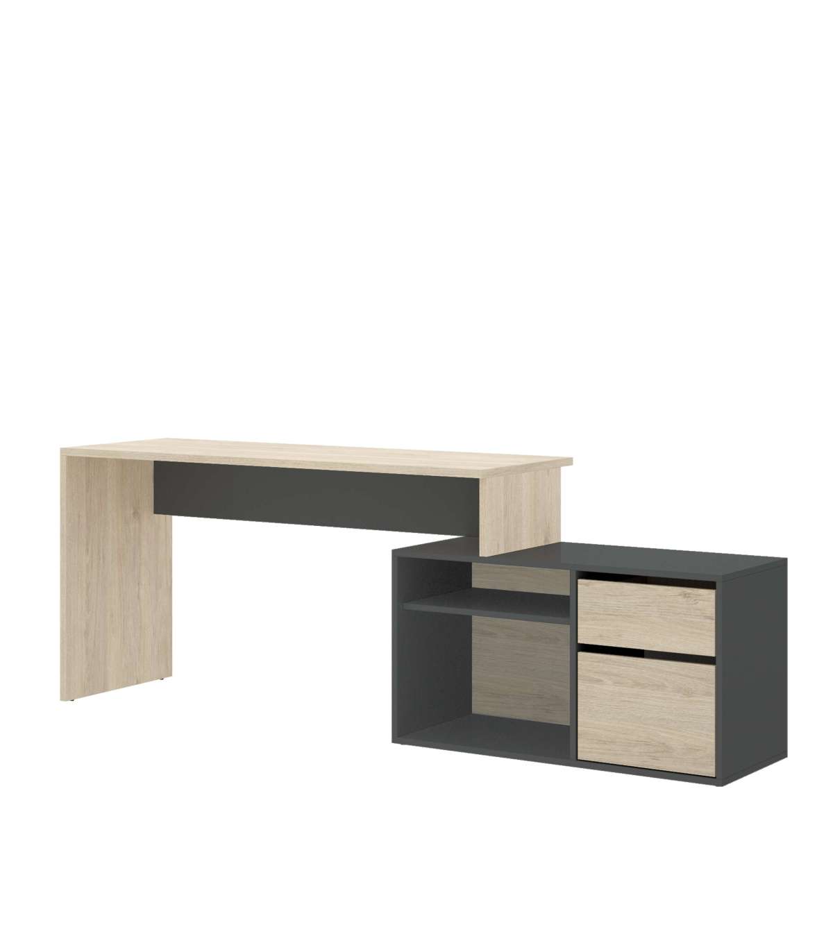 Mesa de despacho santa elena diseño en l funcional y moderna