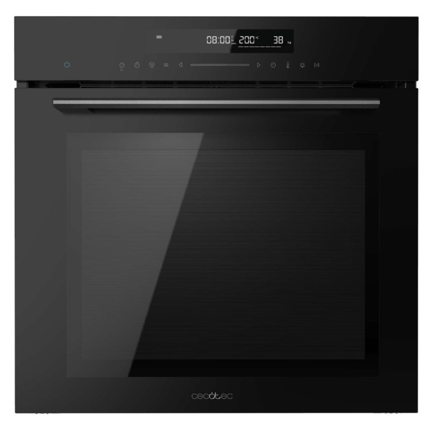 Cecotec horno integrable 60cm bolero hexa sm406000 glass black a+. 2900w
