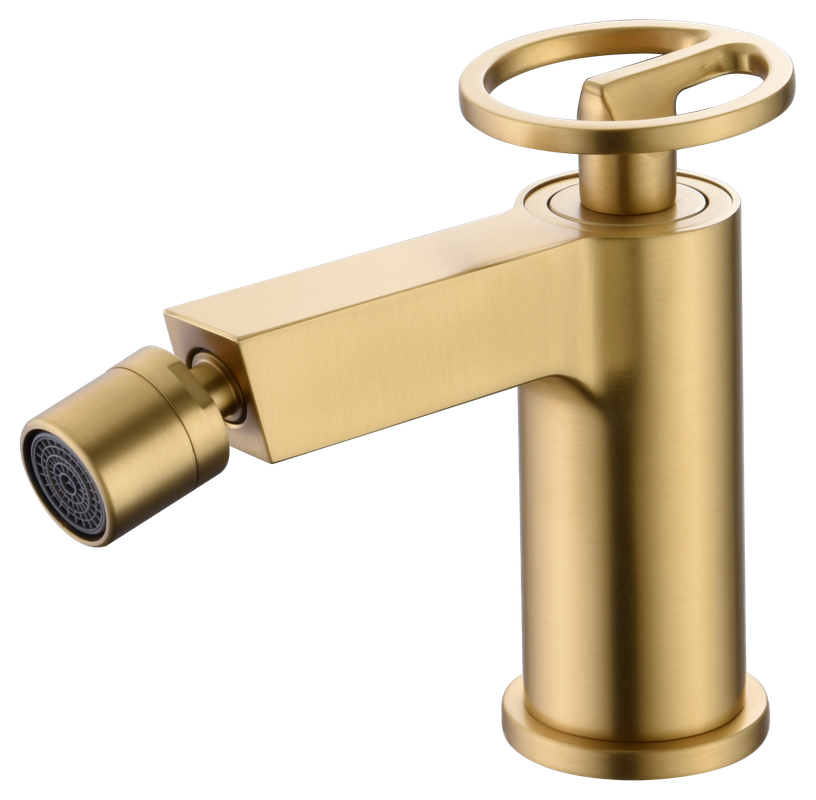 Mice- grifo monomando de bidet- mezclador de wc -color oro cepillado