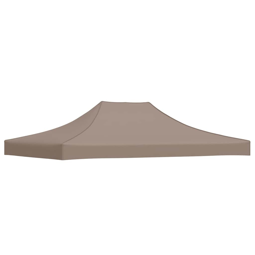 vidaXL techo de carpa para celebraciones gris taupe 4x3 m 270 g/m²