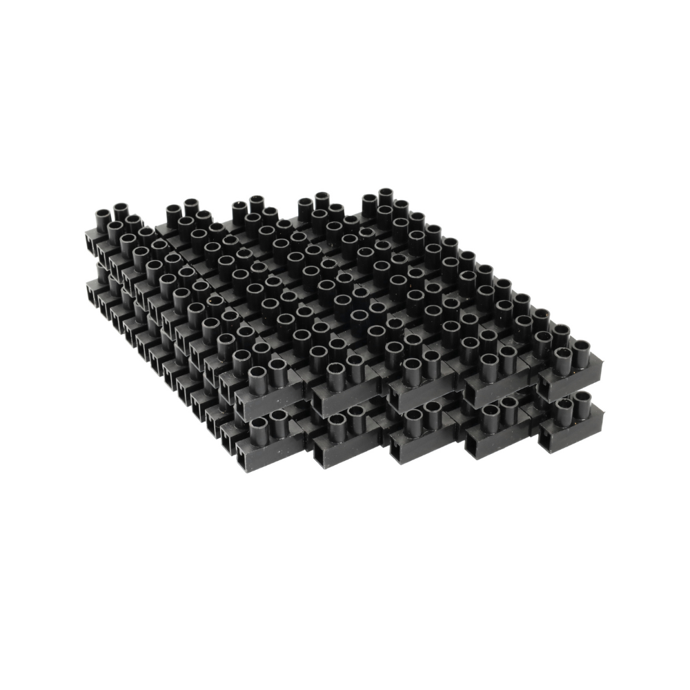 Pack 10 unidades de 12 conectores eléctricos de clema (4mm 3a)