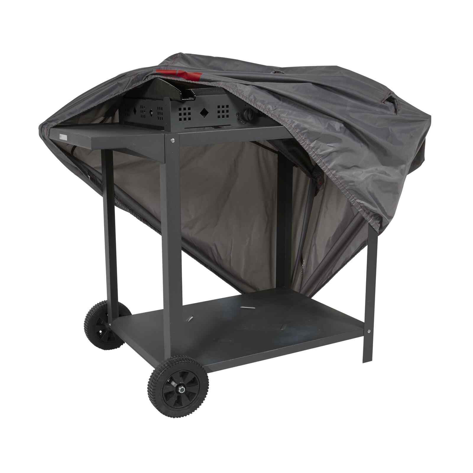 Oviala - funda para barbacoa rectangular 110 x 58 x 60 cm gris