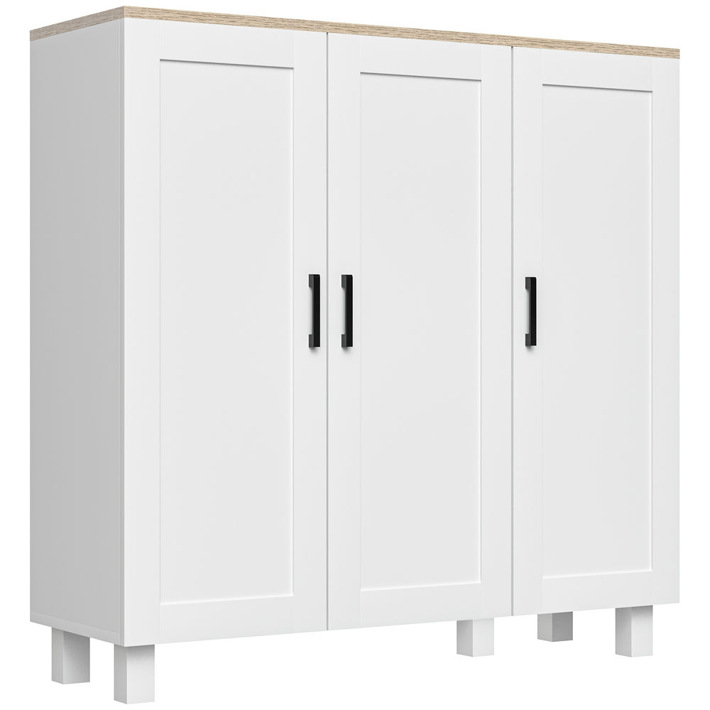 Aparador de cocina 90x30x90 cm color blanco Homcom