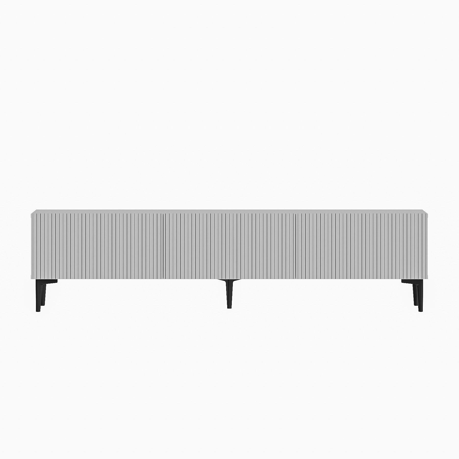 Mueble para la tele de madera <<oscar>> - 180 x 31 x 45 cm - blanco