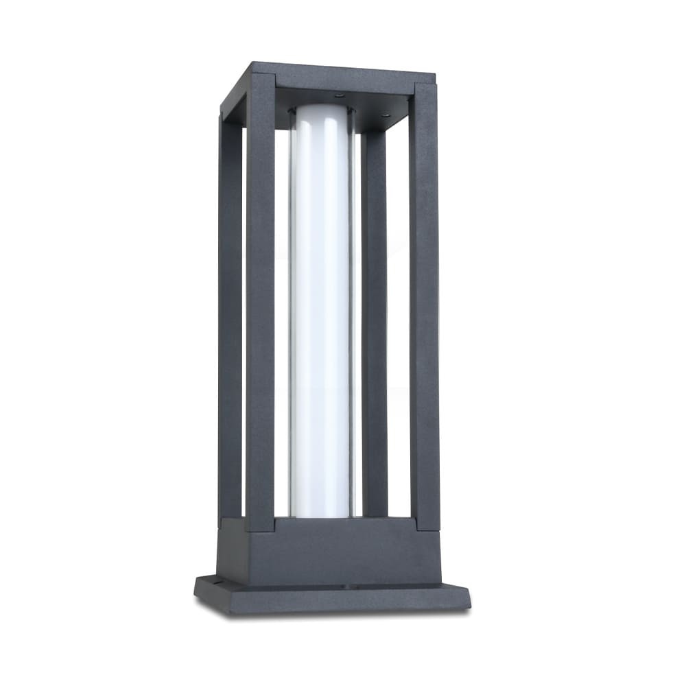 Baliza de exterior LED fuero antracita con luz neutra ip54 wonderlamp