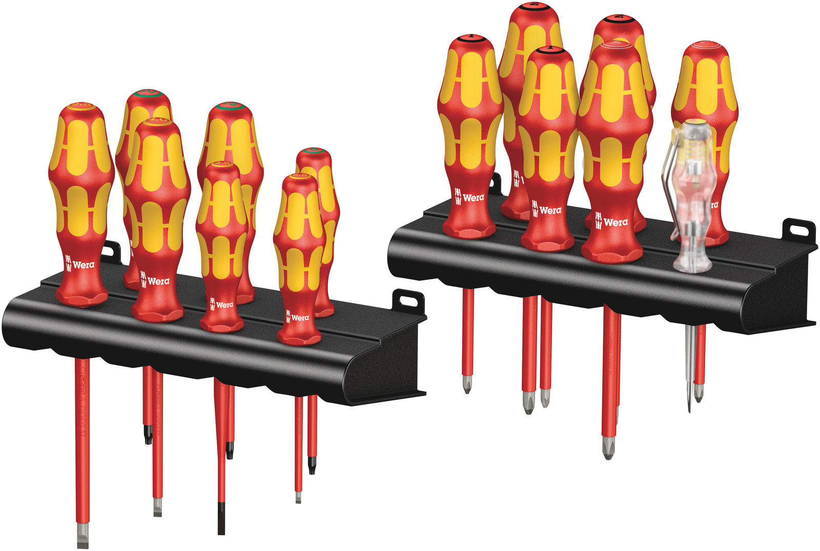 Juego de destornilladores - wera - big pack vde 100 - protección eléctrica