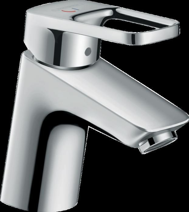 Grifo de lavabo hansgrohe logis loop eco ch3 coolstart, con palanca y desag