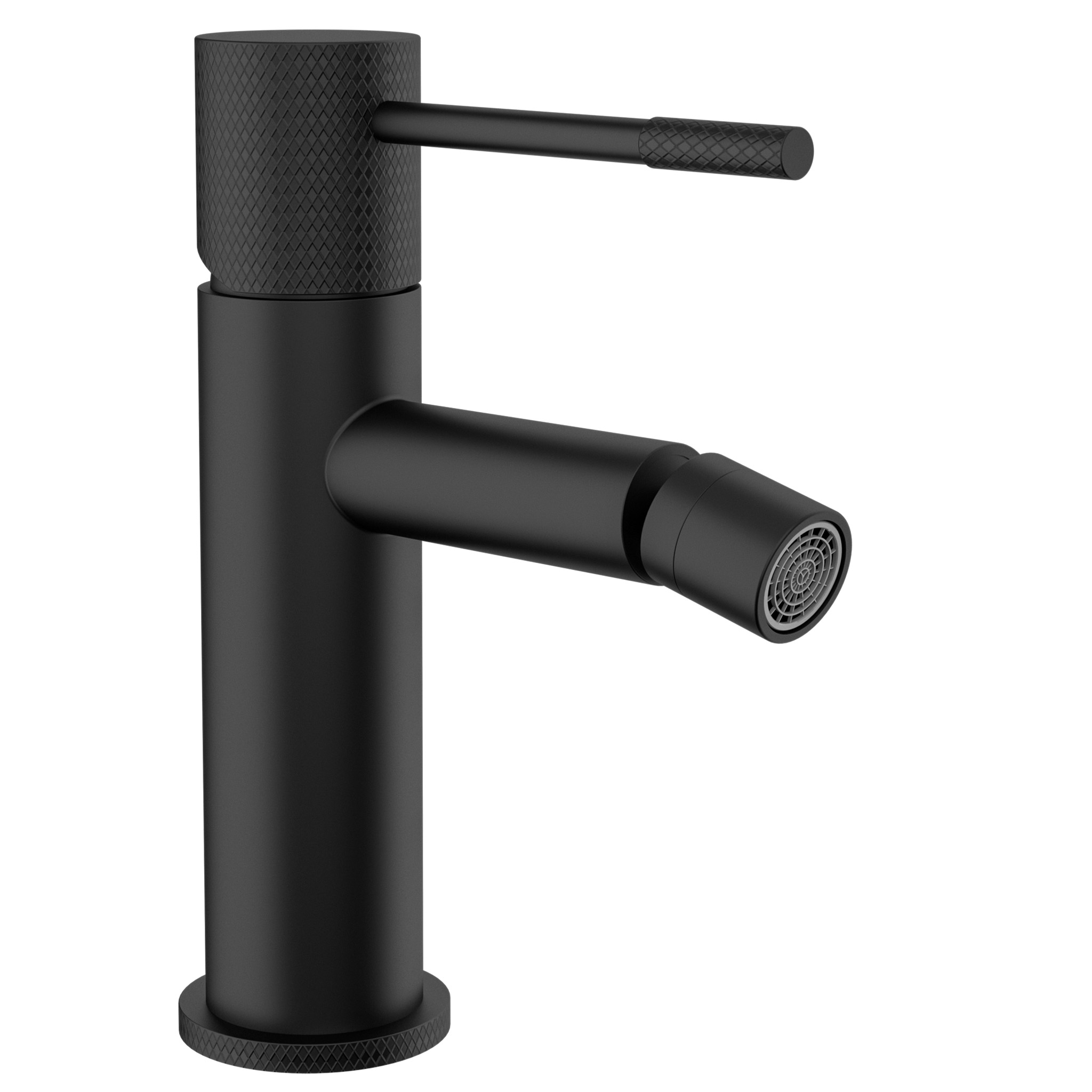 Valaz grifo de bidé monomando caño recto acabado maneta luxury negro mate