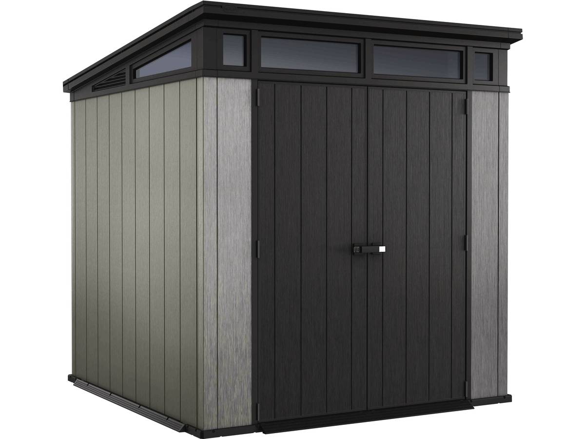 Caseta de exterior artisan 77 de keter. 214x218x226 cm - gris
