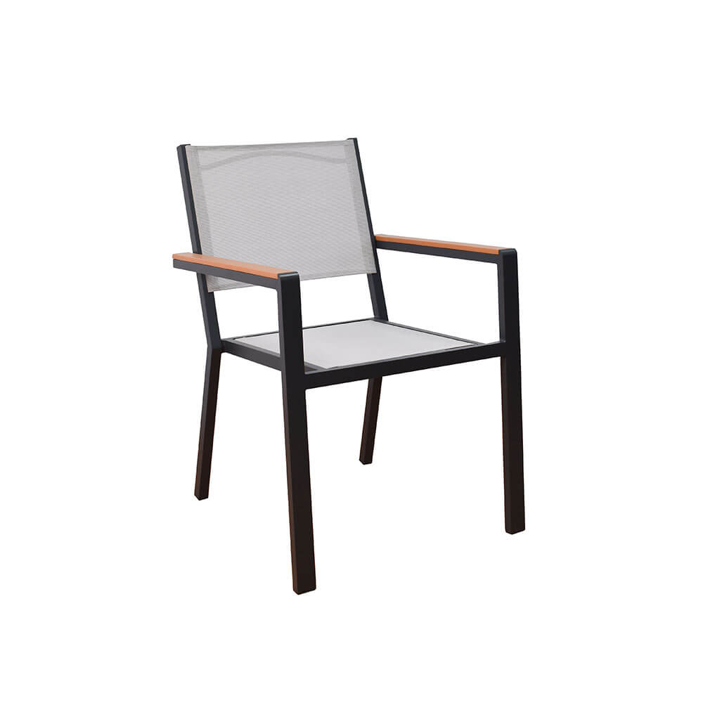 Silla de jardín apilable sedia - set de 4