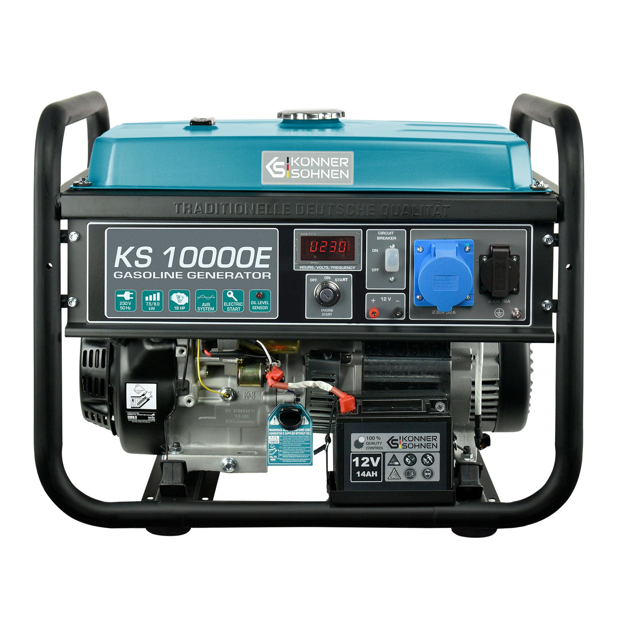 Generador gasolina Könner & Söhnen KS 10000E monofásico 8000W