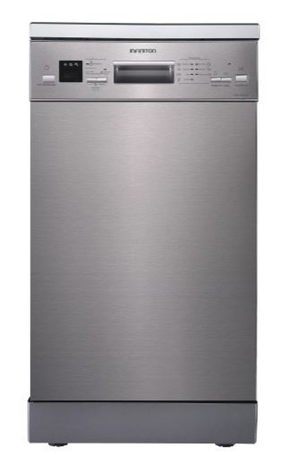 Lavavajillas infiniton diw-4513xd3, 45 cm, 10 servicios, 7 programas, inox