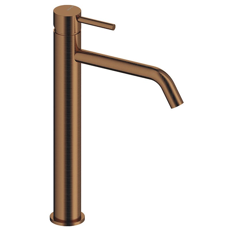 Grifo monomando para lavabo alto loop cromado