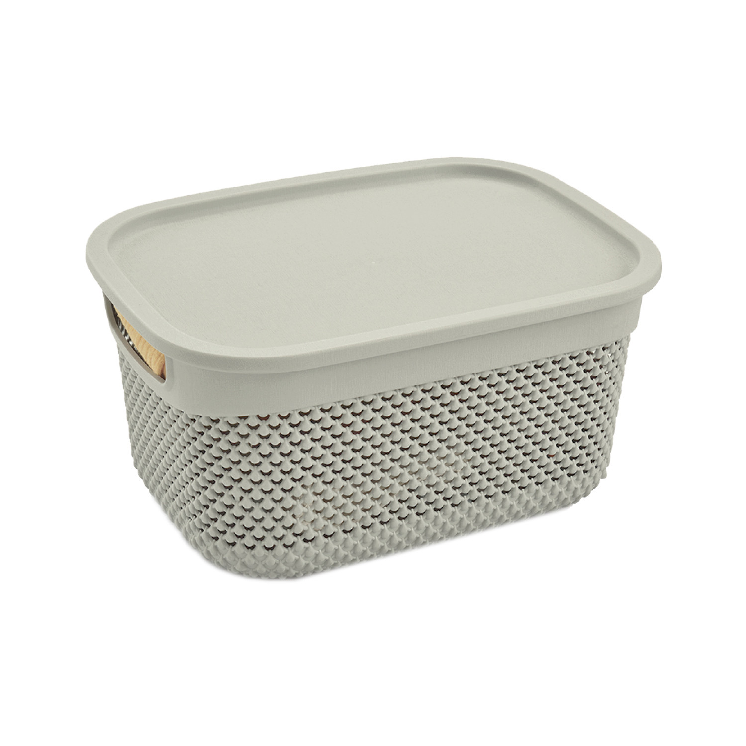 Cesta mediana rectangular con tapa 6,6 litros 7house