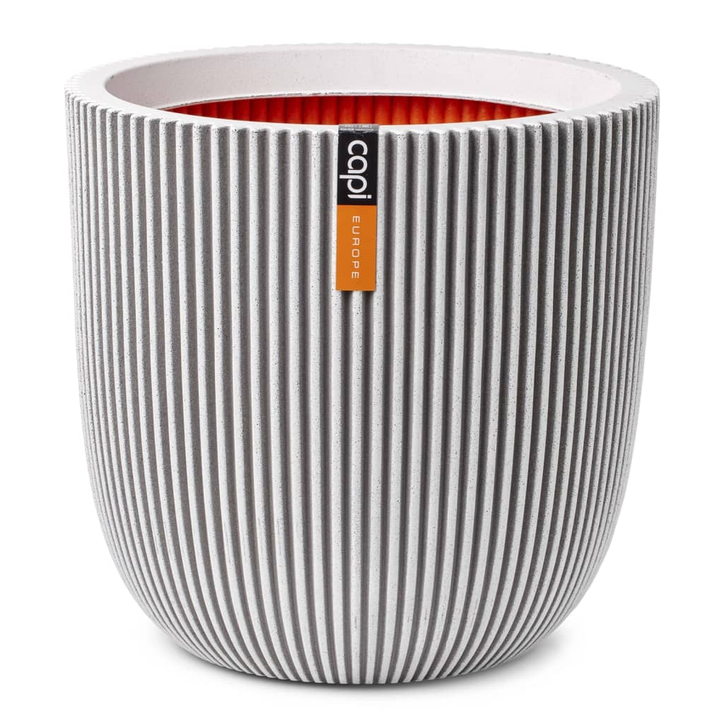 Capi macetero groove marfil 43x41 cm