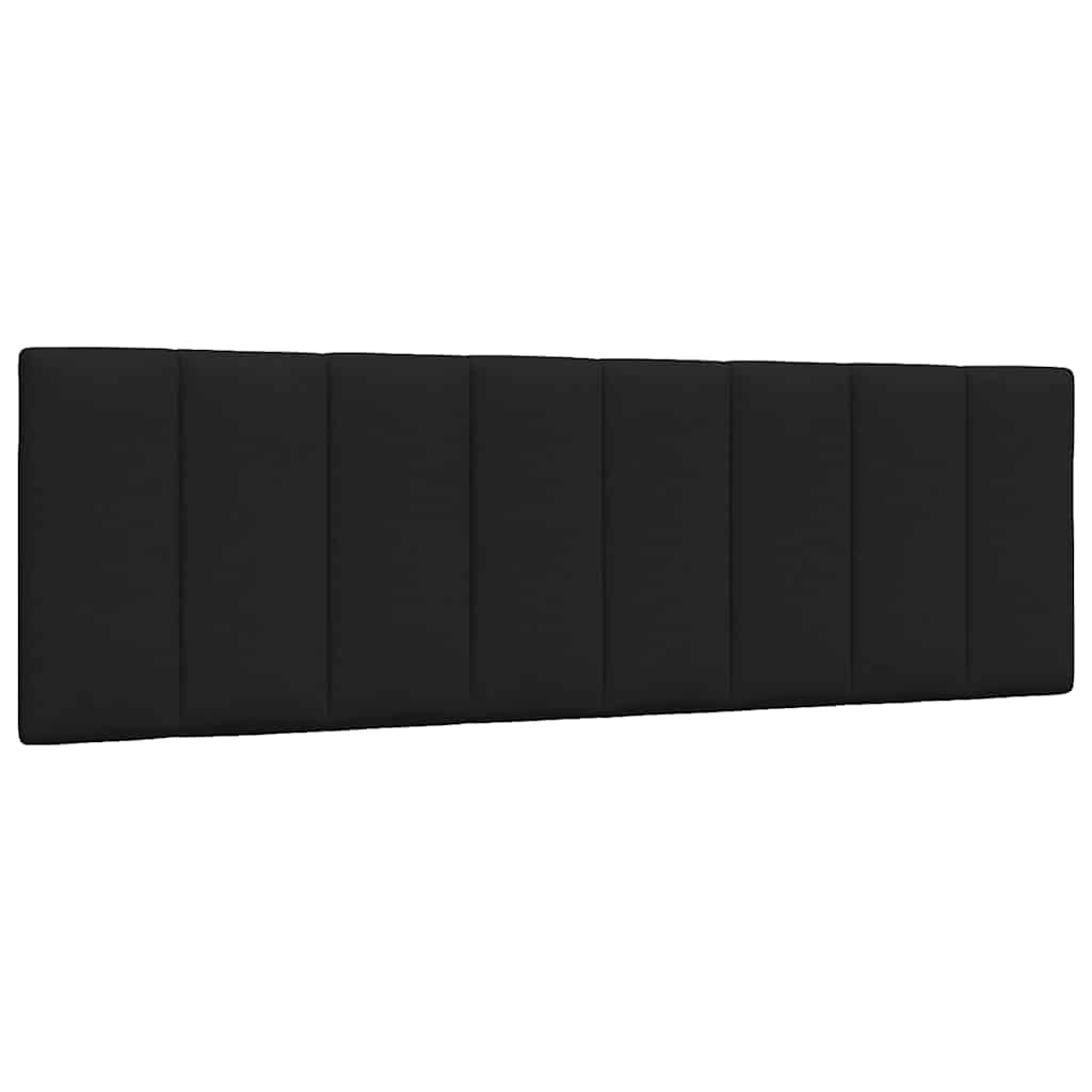 Cabecero de cama acolchado tela negro 160 cm eso3462