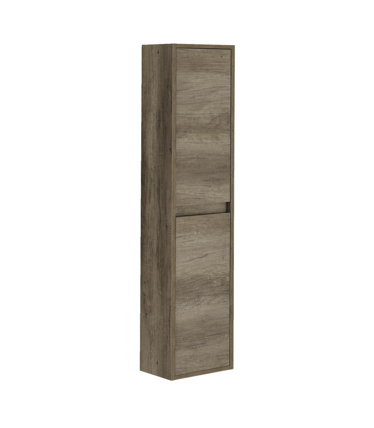 Columna suspendida para baño con dos puertas funcional