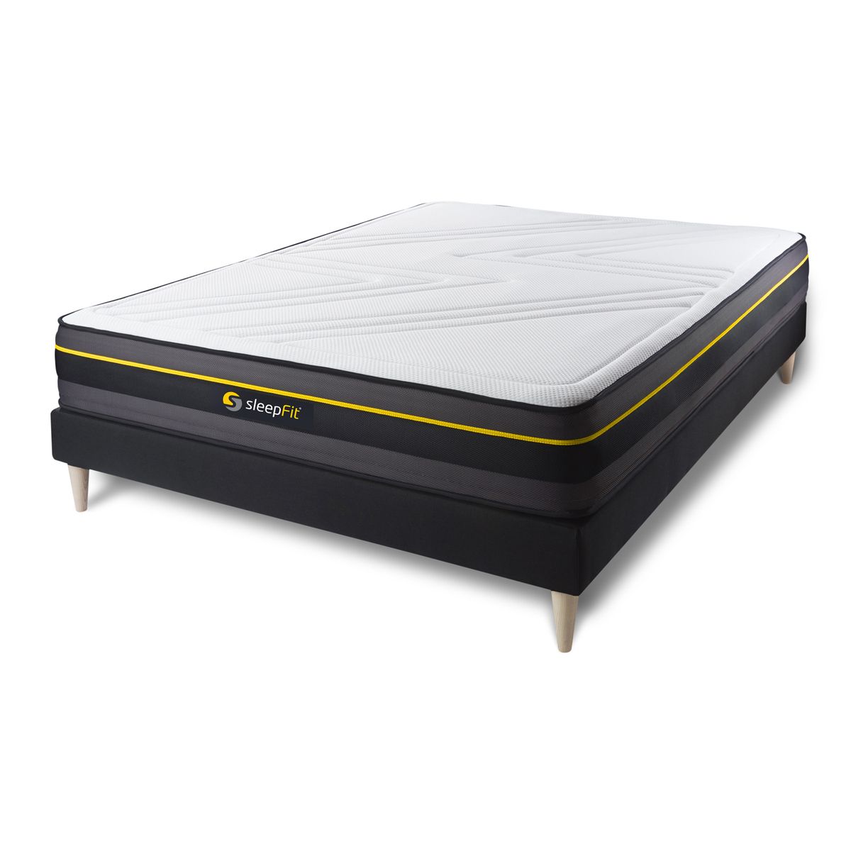 Pack colchón active 150x190cm + somier multiláminas, espuma viscoelástica ,