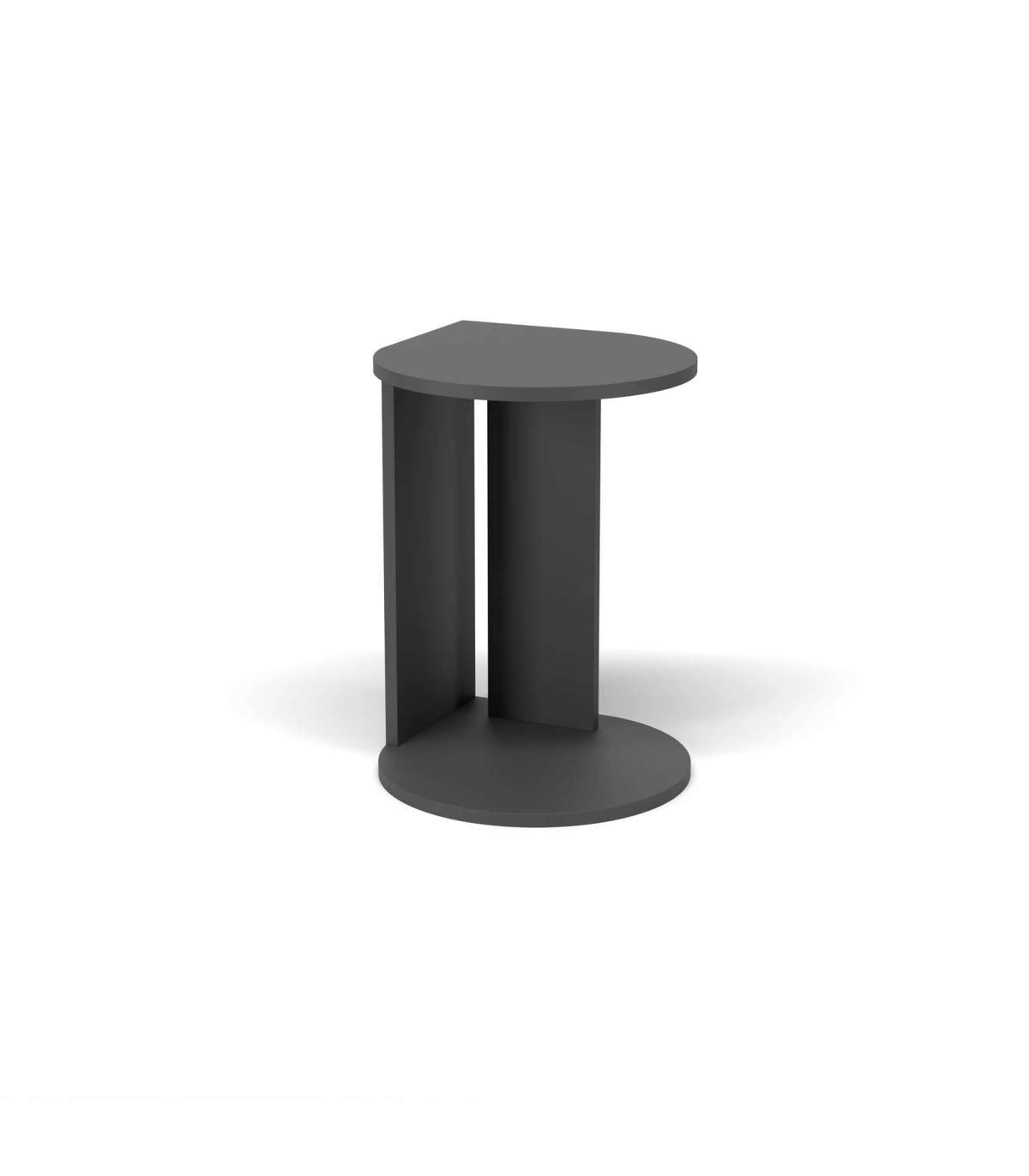 Mesa velador para salón con revistero integrado práctico