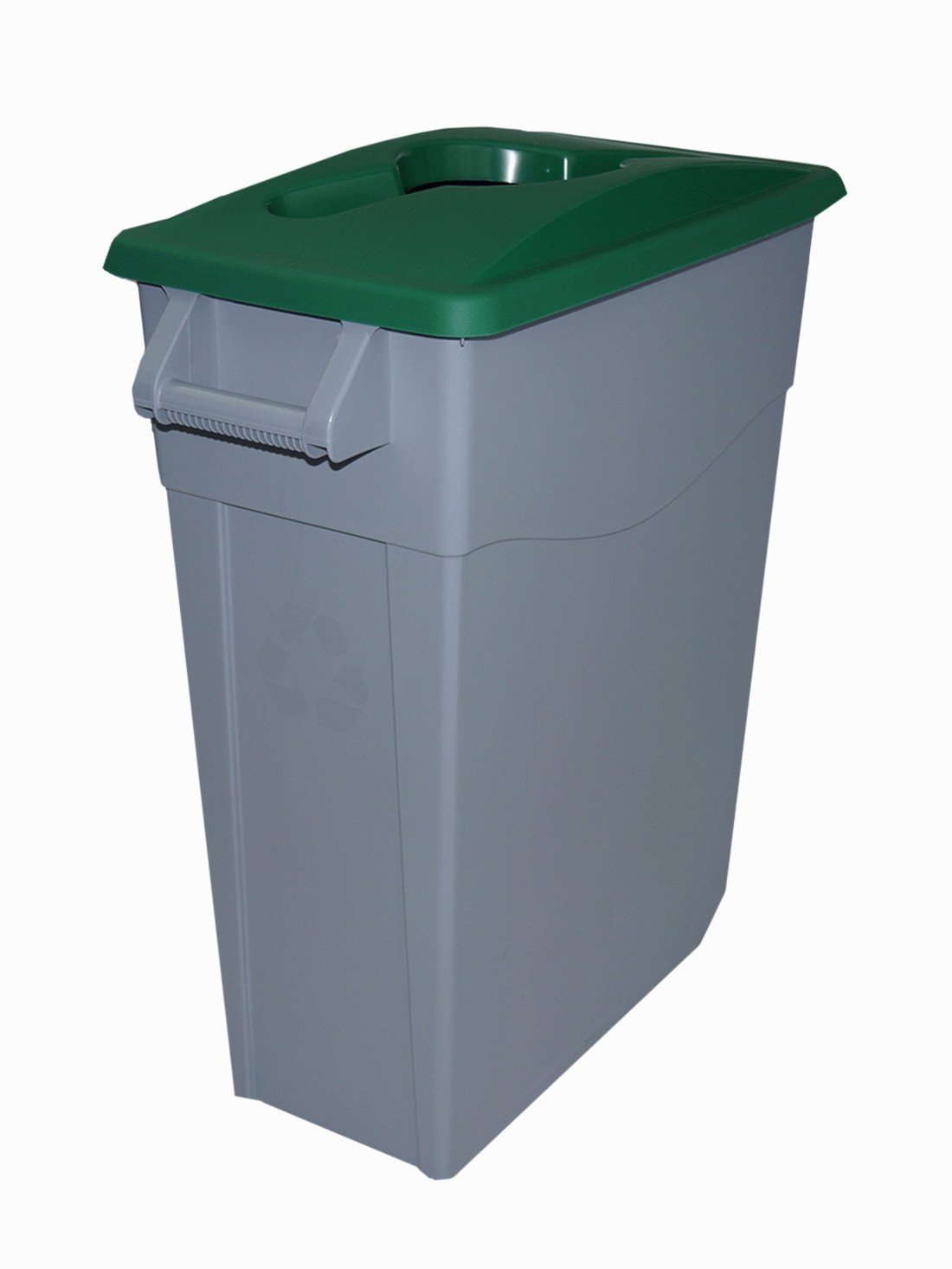 65 l - tapa abierta | verde | contenedor de basura denox 65, 85 y 110 - d