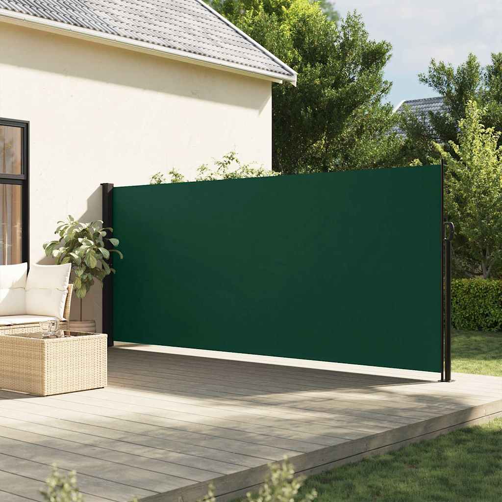 Toldo lateral retráctil verde oscuro 170x300 cm ety5559417