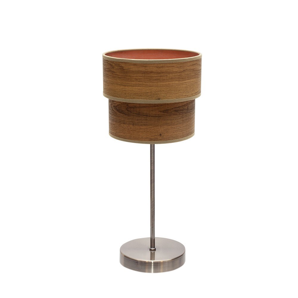 Smile table lamp 1xe14 dark wood