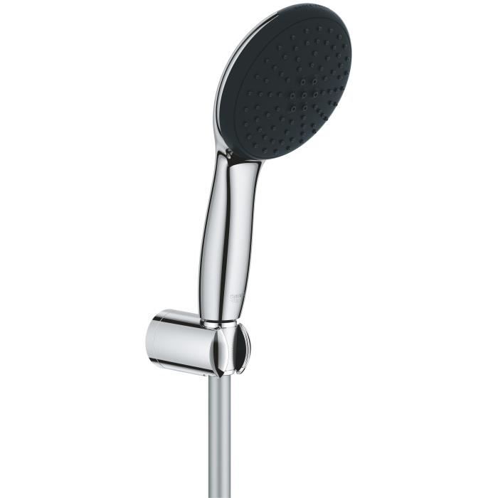 Set de ducha con rociador de 2 chorros, soporte y flexo - grohe vitalio sta