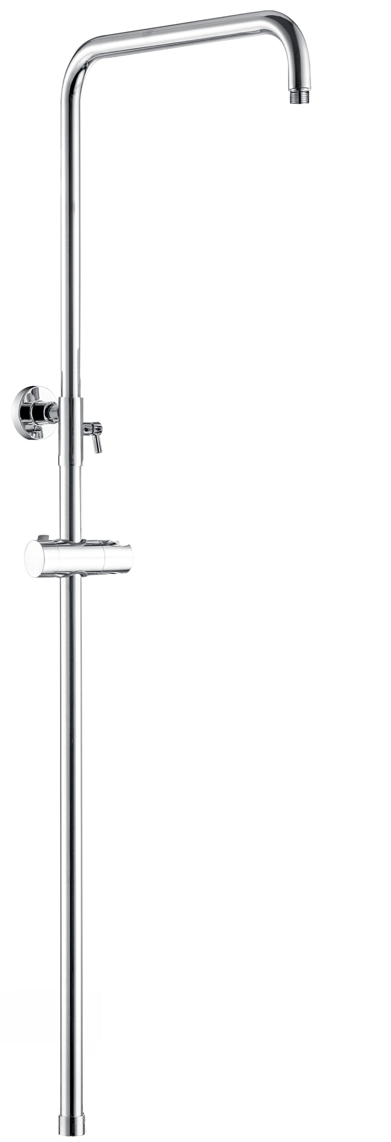 Valaz barra de ducha redonda ajustable hasta 120cm cromado