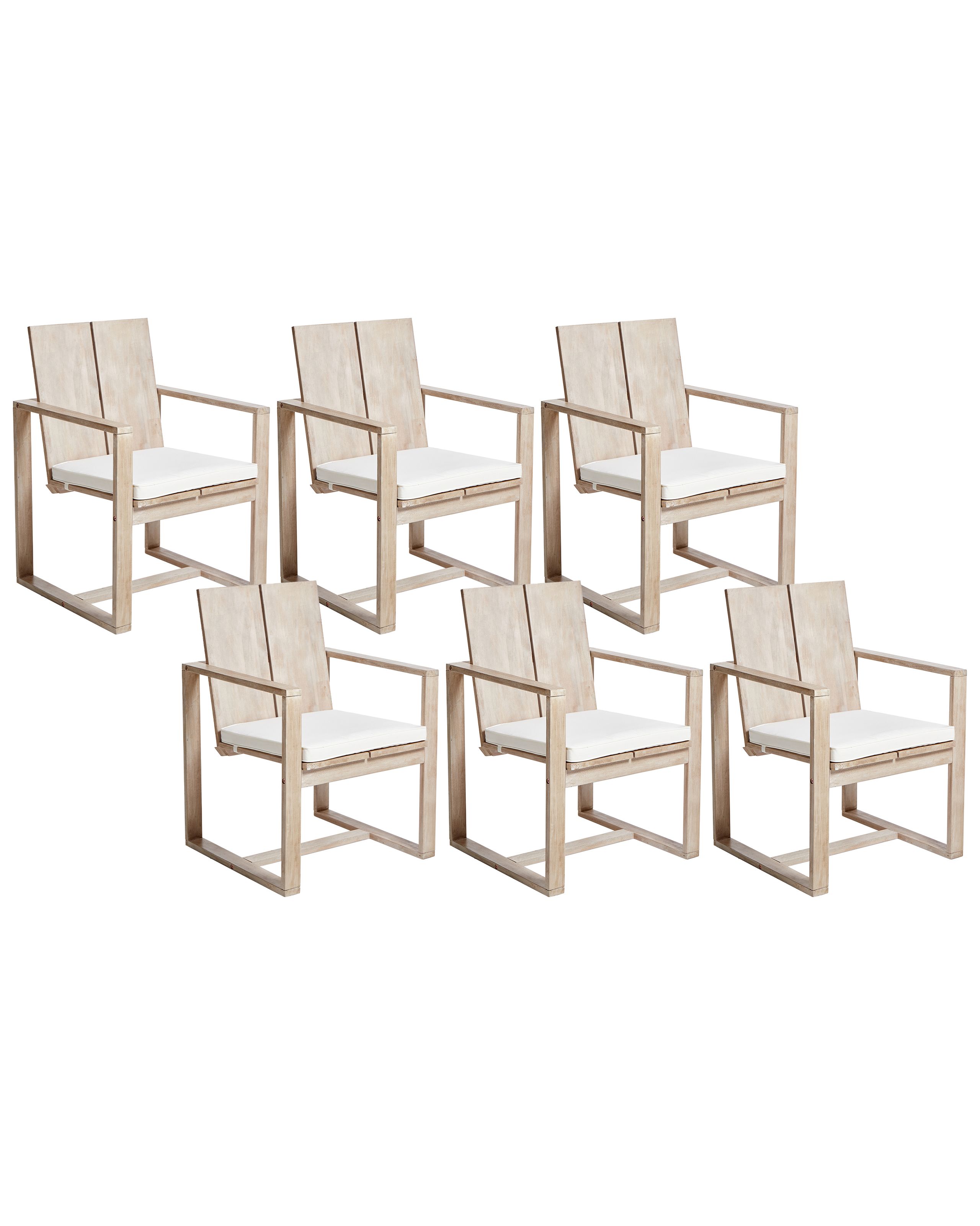 Silla de comedor blanco crema azzanello