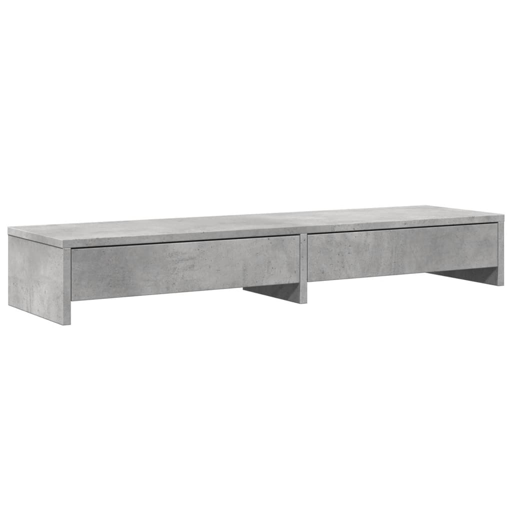 Soporte para monitor mueble de escritorio con cajones madera