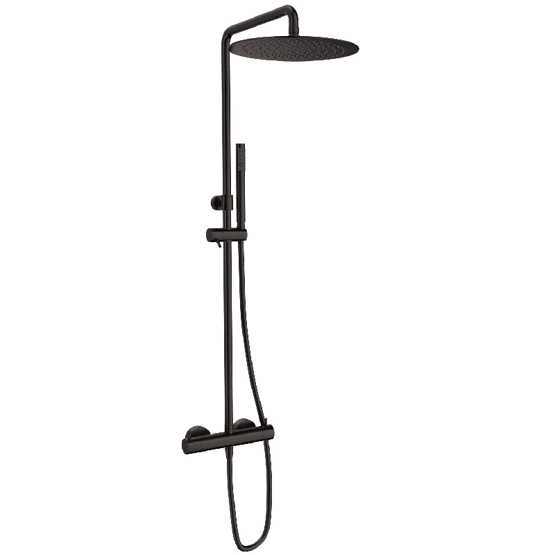 Columna ducha termostática loop cromado