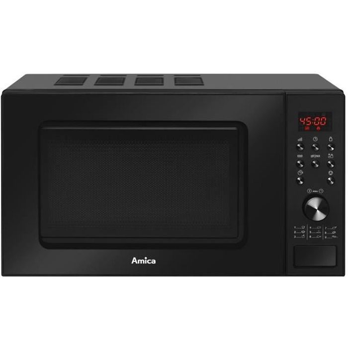 Horno microondas amica amgf20e1gb - 9 programas - negro - 20 litros - 700 w