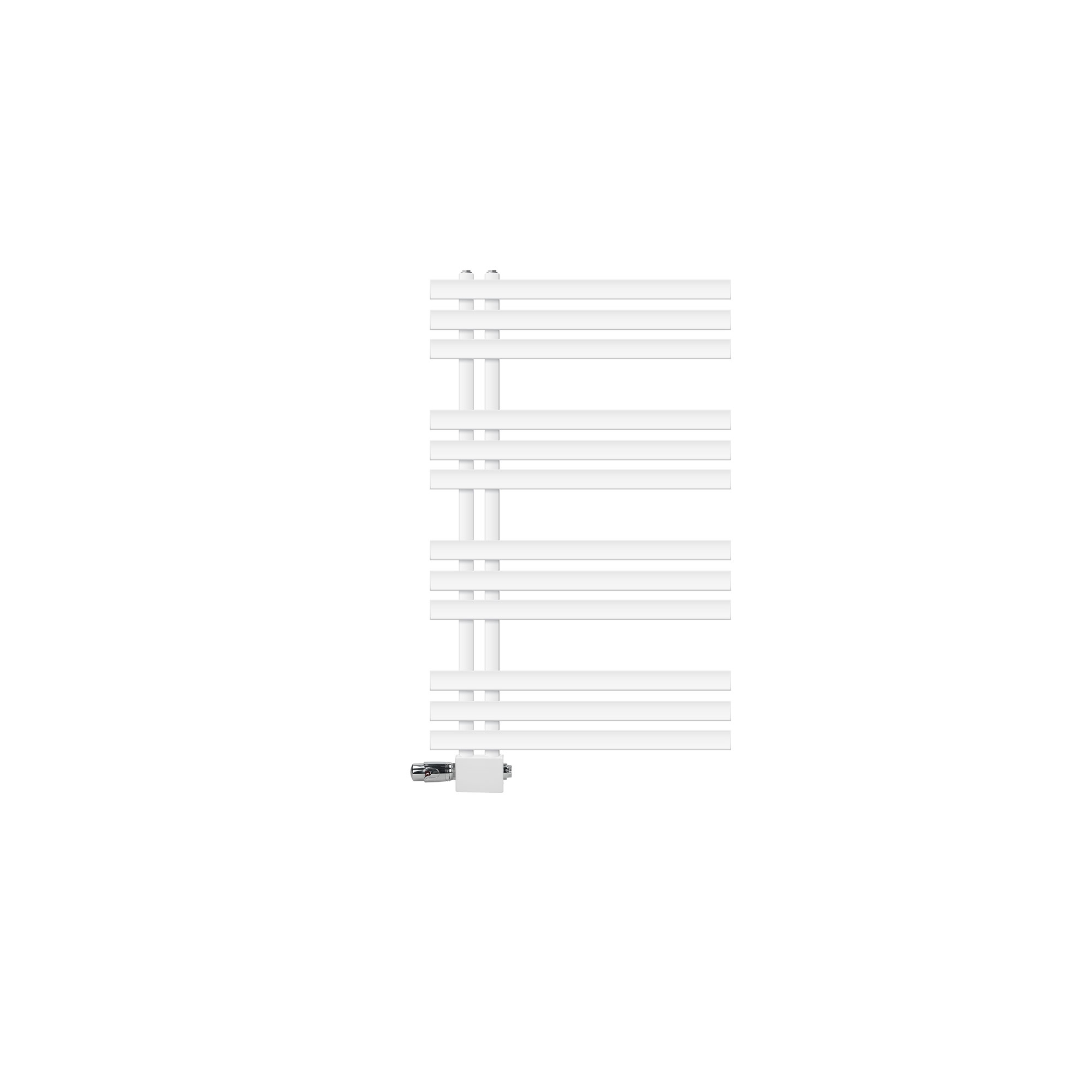 Radiador de diseño hierro em 600x1000 blanco + universal ecd geramny