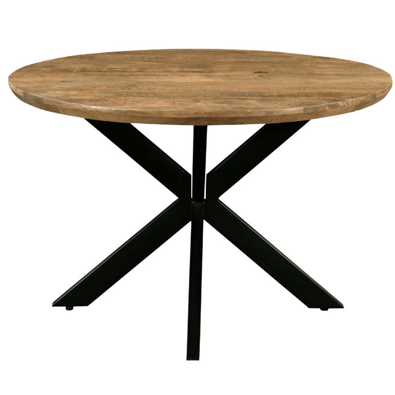 Macy-mesa de comedor redonda d130, madera